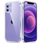 Durchsichtige Schutzhülle für iPhone 12: Fallschutz in Militärqualität, Anti-Vergilbung, 6,1 Zoll